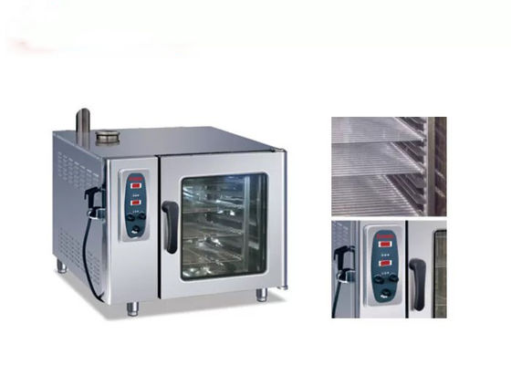 आसान क्लींजिंग 910 मिमी 12.5kw कॉम्बी ओवन व्यावसायिक रसोई